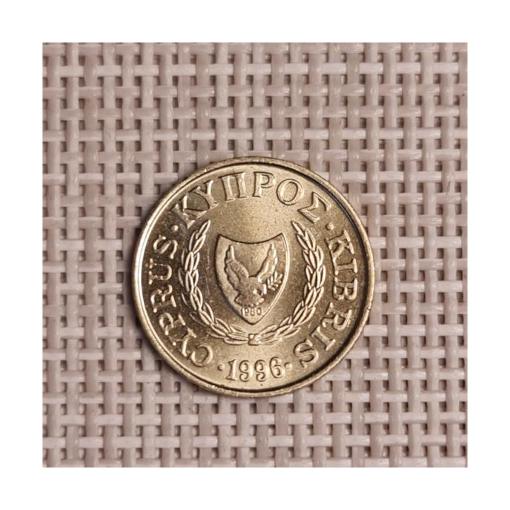 Cyprus 1 Cent 1996 KM-53.3 VF