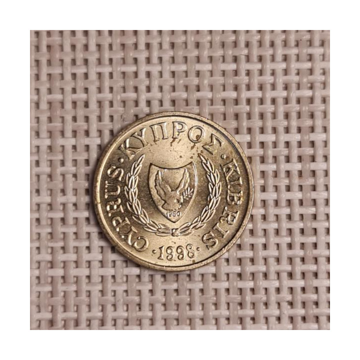 Cyprus 1 Cent 1998 KM-53.3 VF