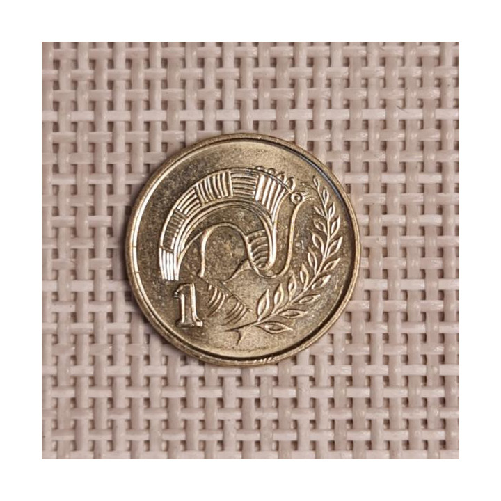 Cyprus 1 Cent 2003 KM-53.3 VF