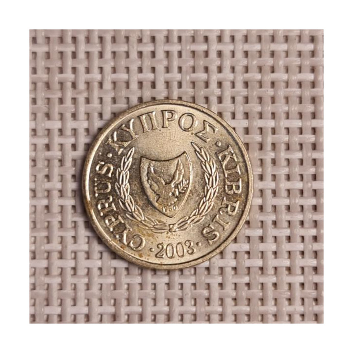 Cyprus 1 Cent 2003 KM-53.3 VF
