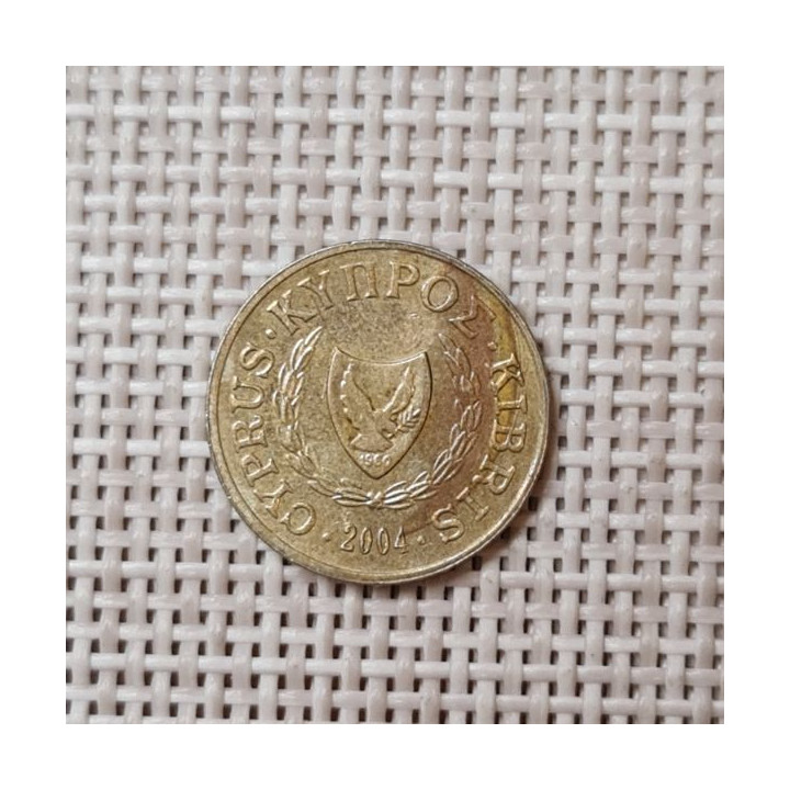 Cyprus 1 Cent 2004 KM-53.3 VF