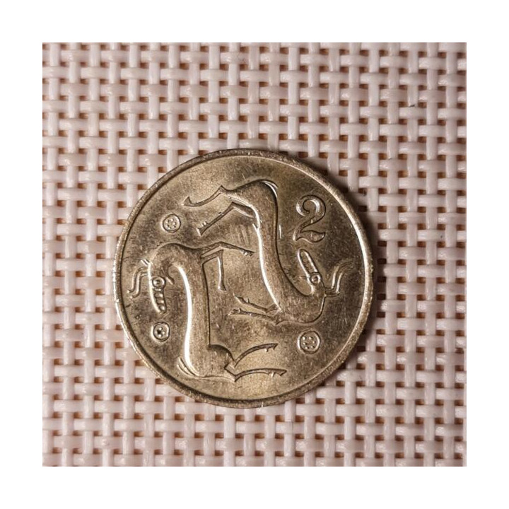 Cyprus 2 Cents 1983 KM-54.1 VF