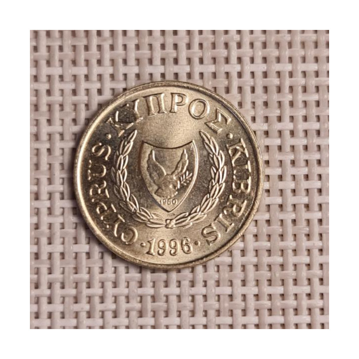 Cyprus 2 Cents 1996 KM-54.3 VF