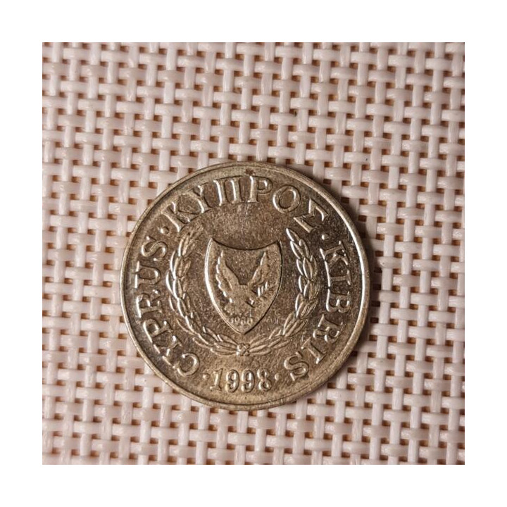 Cyprus 2 Cents 1998 KM-54.3 VF