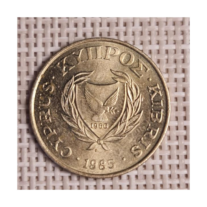 Cyprus 5 Cents 1985 KM-55.2 VF