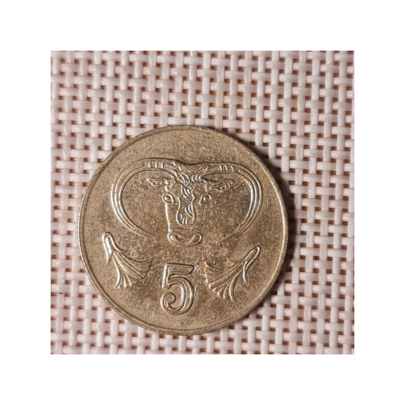 Cyprus 5 Cents 1994 KM-55.3 VF