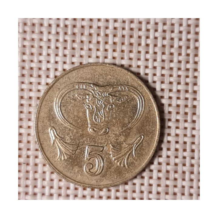 Cyprus 5 Cents 1994 KM-55.3 VF
