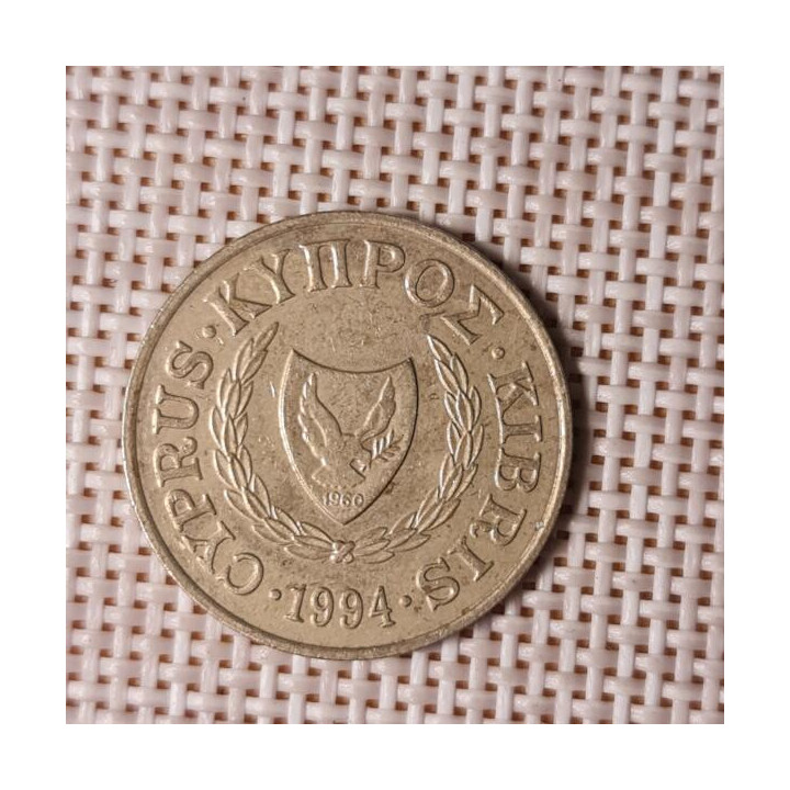 Cyprus 5 Cents 1994 KM-55.3 VF