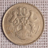 Cyprus 10 Cents 1990 KM-56.2 VF