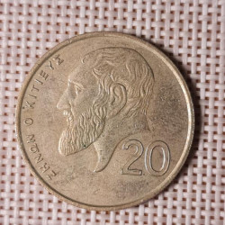 Cyprus 20 Cents 1993 KM-62.2 VF