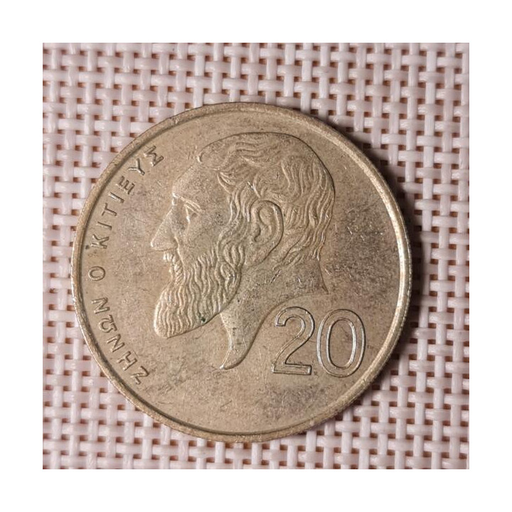 Cyprus 20 Cents 1993 KM-62.2 VF