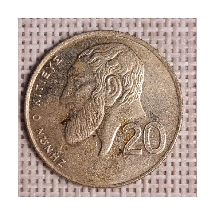 Cyprus 20 Cents 1994 KM-62.2 VF