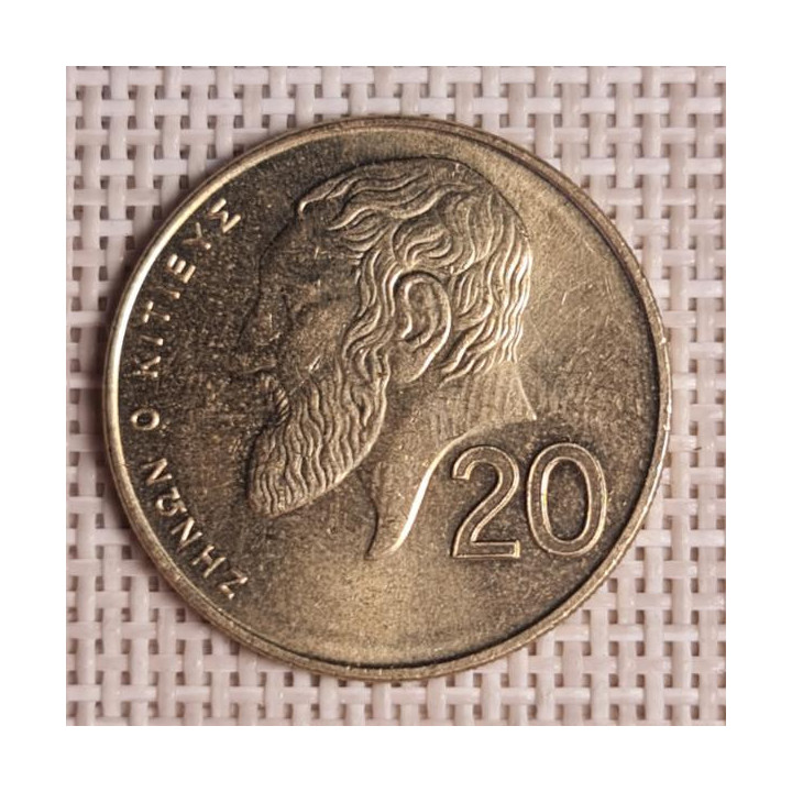 Cyprus 20 Cents 1998 KM-62.2 VF