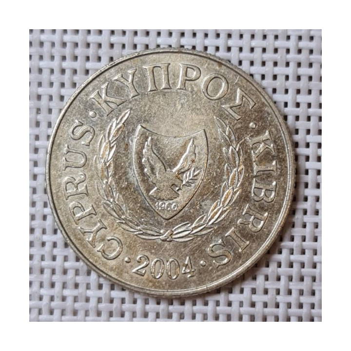 Cyprus 20 Cents 2004 KM-62.2 VF
