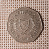 Cyprus 50 Cents 1991 KM-66 VF