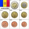 Andorra Euro Set (3,88€) 2016 - 2017 UNC