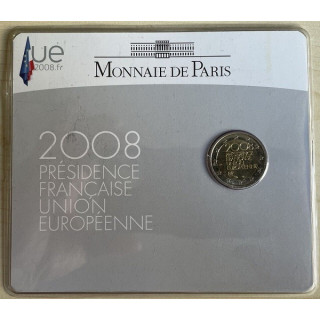 France 2 Euro 2008 "Presidency" BU (Coin Card)