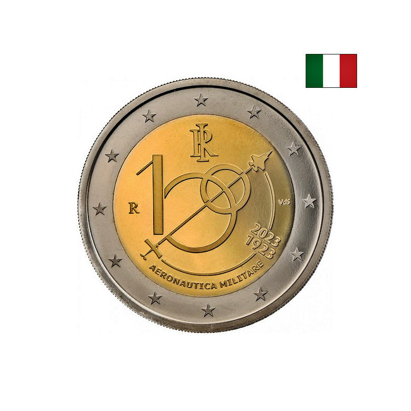 Italy 2 Euro 2023 "Air Force" UNC