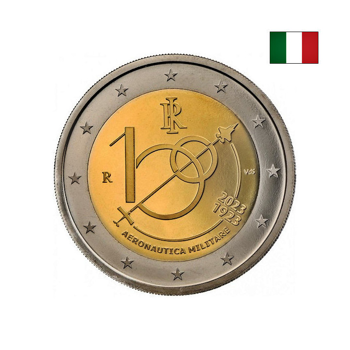 Italy 2 Euro 2023 "Air Force" UNC