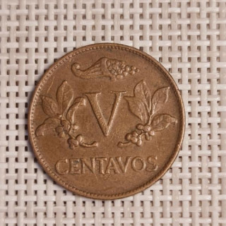 Colombia 5 Centavos 1978 KM-206a VF