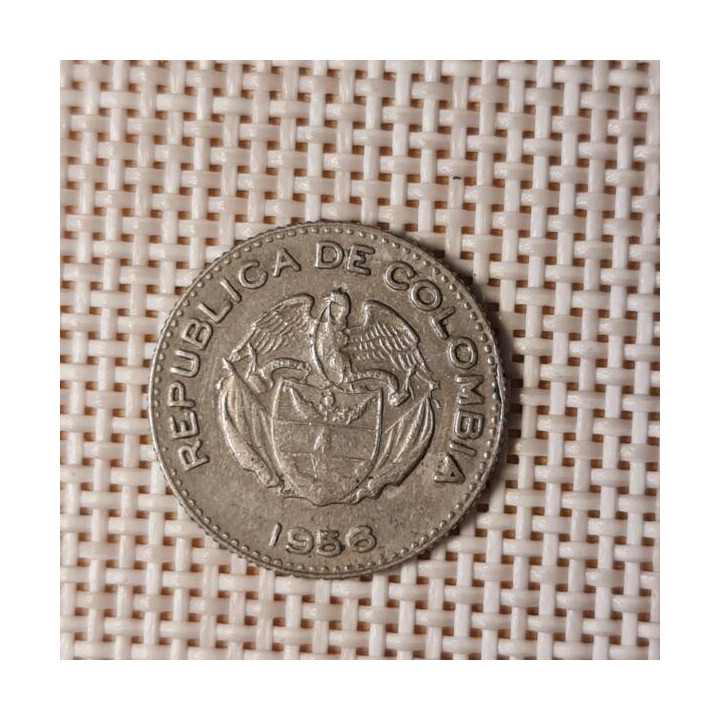 Colombia 10 Centavos 1956 KM-212 VF