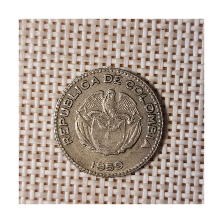 Colombia 10 Centavos 1959 KM-212 VF