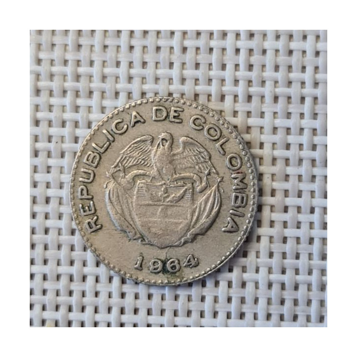 Colombia 10 Centavos 1964 KM-212 VF