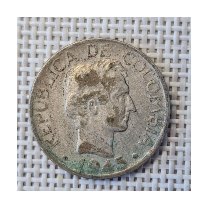 Colombia 20 Centavos 1945 KM-208 VF