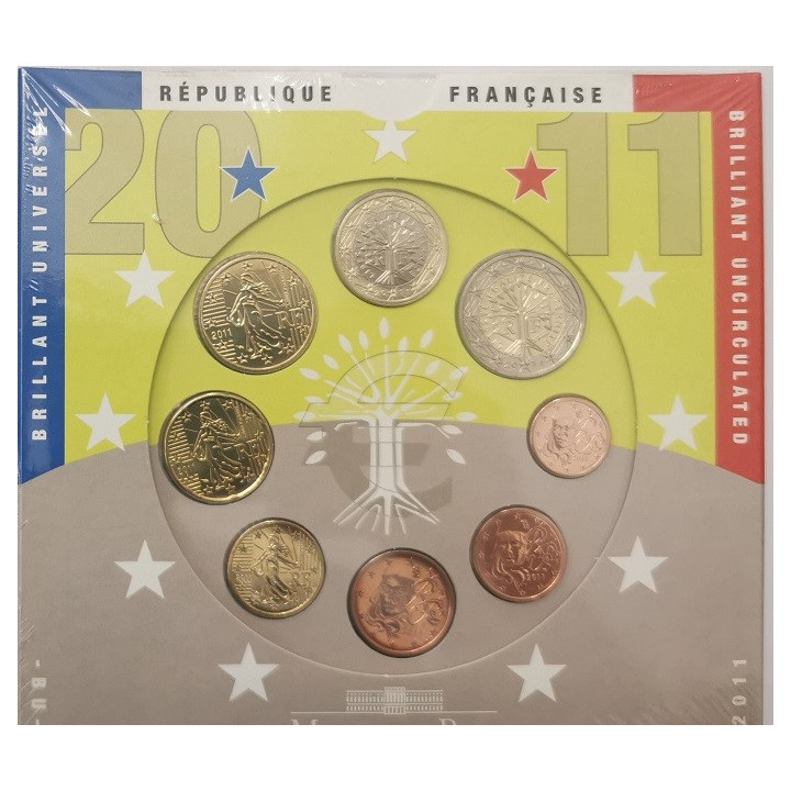 France Official Euro Set (3,88€) 2011 BU