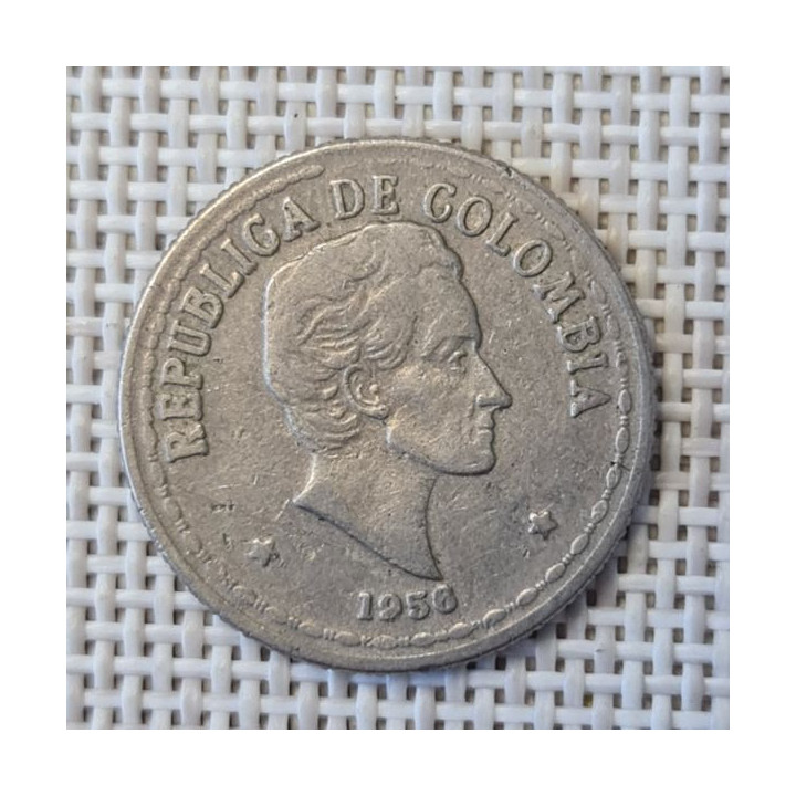 Colombia 20 Centavos 1956 KM-215 VF