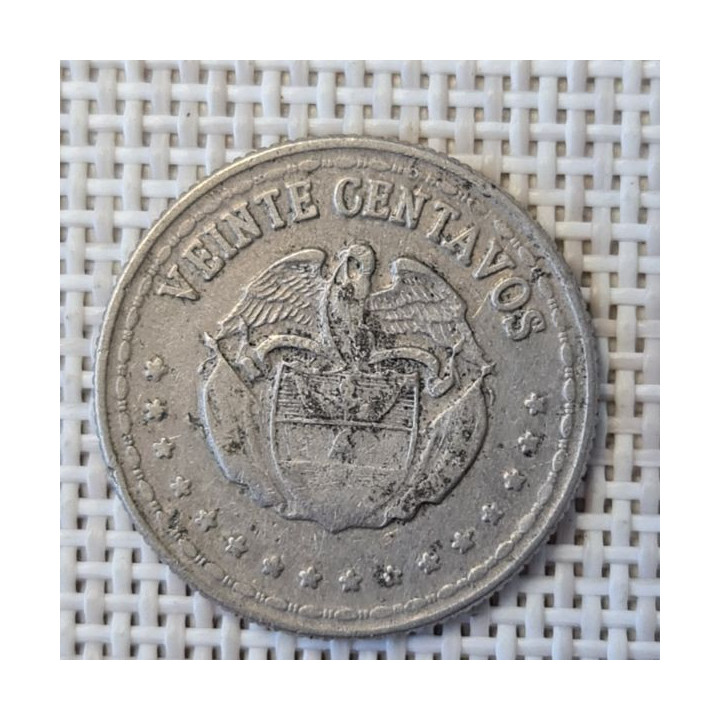 Colombia 20 Centavos 1956 KM-215 VF