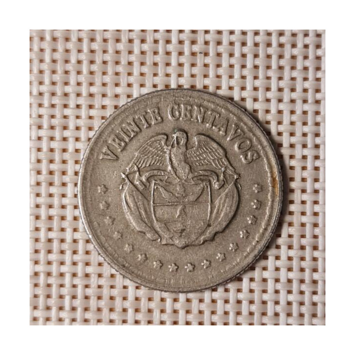 Colombia 20 Centavos 1959 KM-215 VF