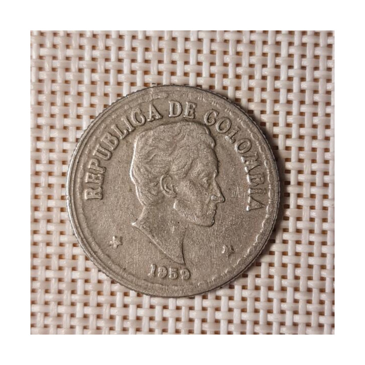 Colombia 20 Centavos 1959 KM-215 VF