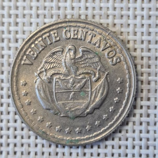 Colombia 20 Centavos 1963 KM-215 VF