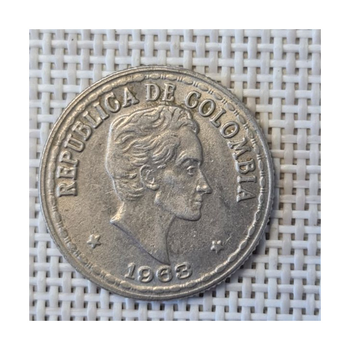 Colombia 20 Centavos 1963 KM-215 VF