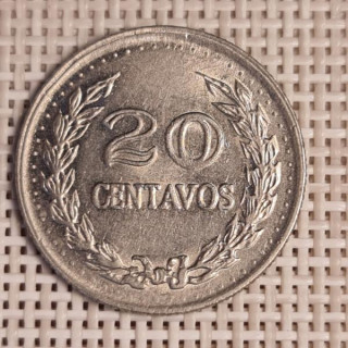Colombia 20 Centavos 1971 KM-245 VF