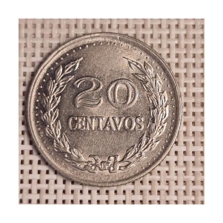 Colombia 20 Centavos 1971 KM-245 VF