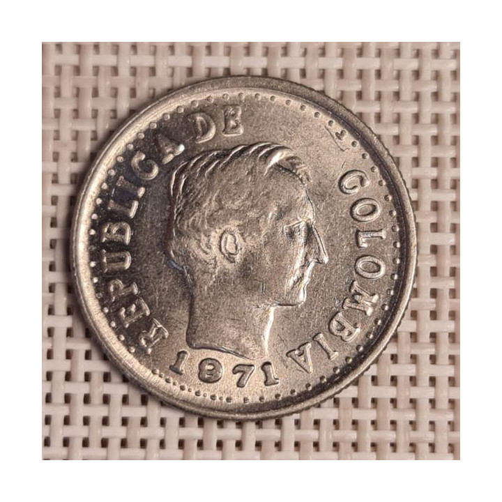 Colombia 20 Centavos 1971 KM-245 VF