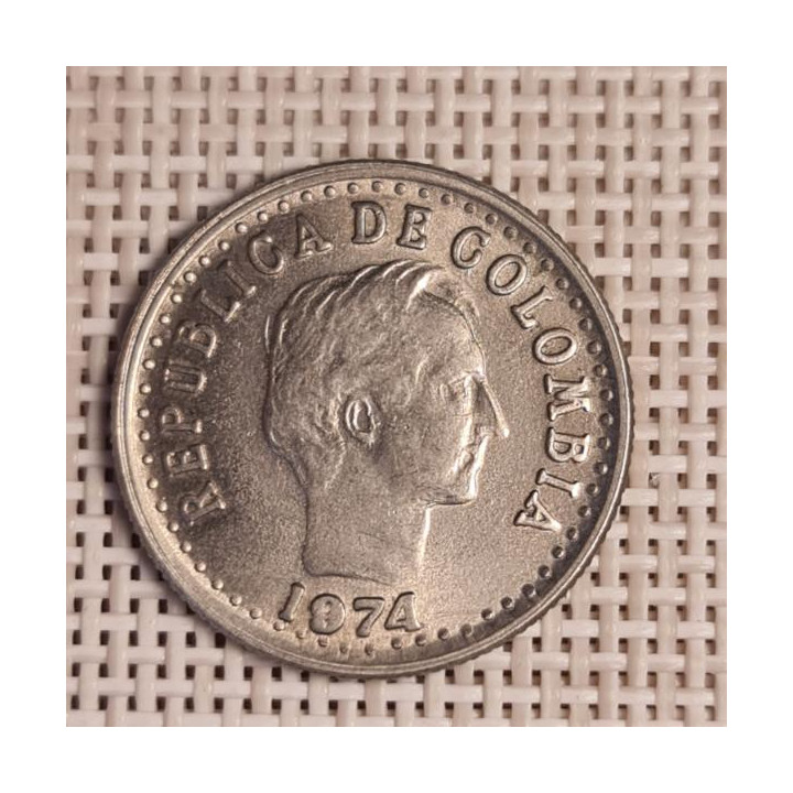 Colombia 20 Centavos 1974 KM-246 VF