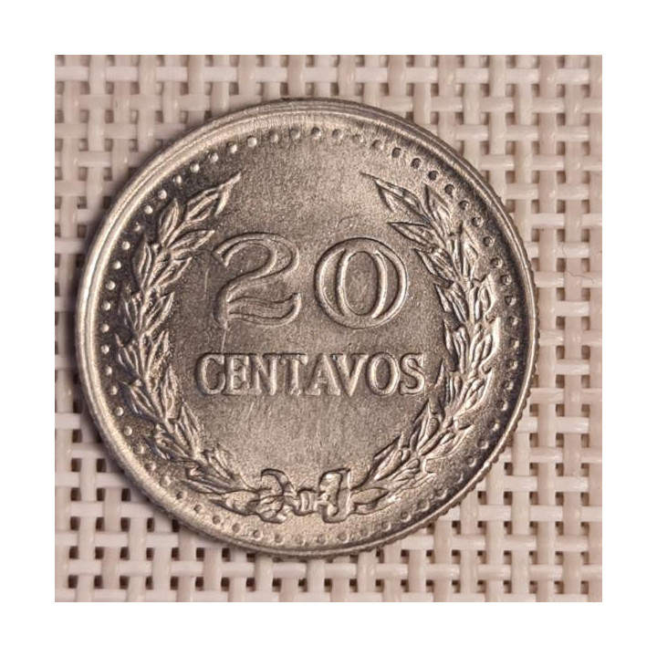 Colombia 20 Centavos 1974 KM-246 VF