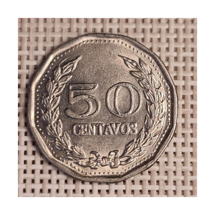 Colombia 50 Centavos 1970 KM-244 XF