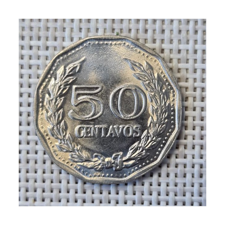 Colombia 50 Centavos 1974 KM-244 XF
