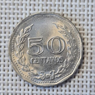 Colombia 50 Centavos 1975 KM-244 VF