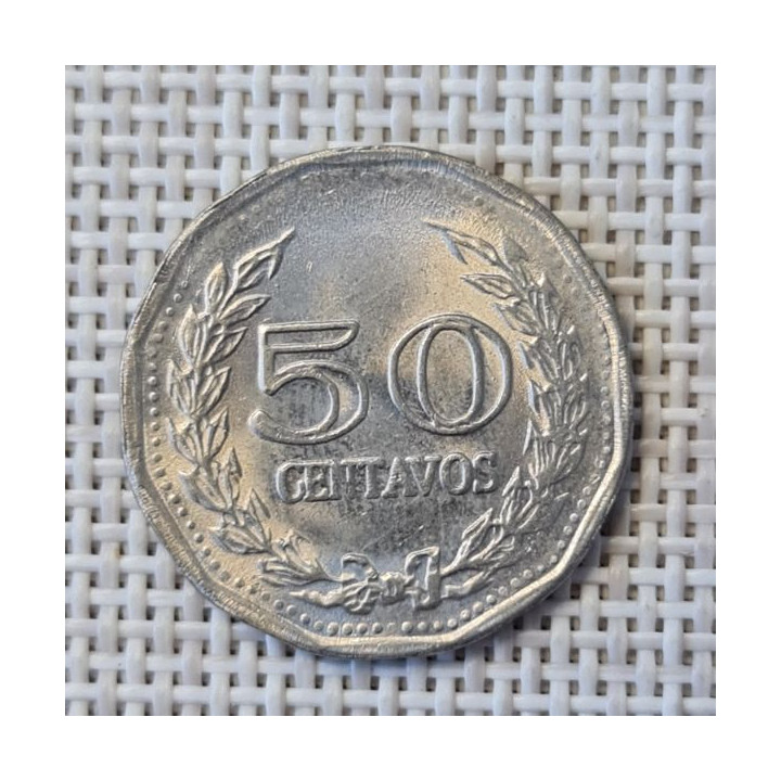 Colombia 50 Centavos 1975 KM-244 VF