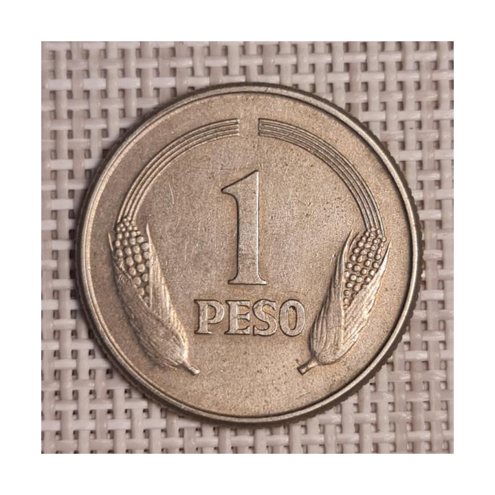 Colombia 1 Peso 1975 KM-258 VF