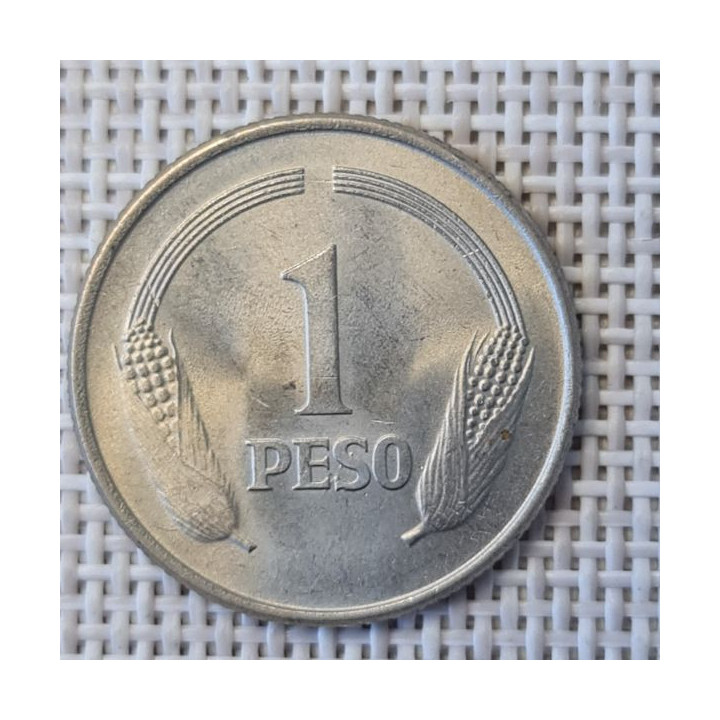 Colombia 1 Peso 1975 KM-258 XF