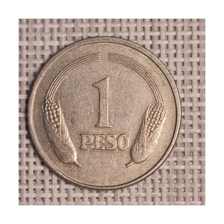 Colombia 1 Peso 1976 KM-258 VF
