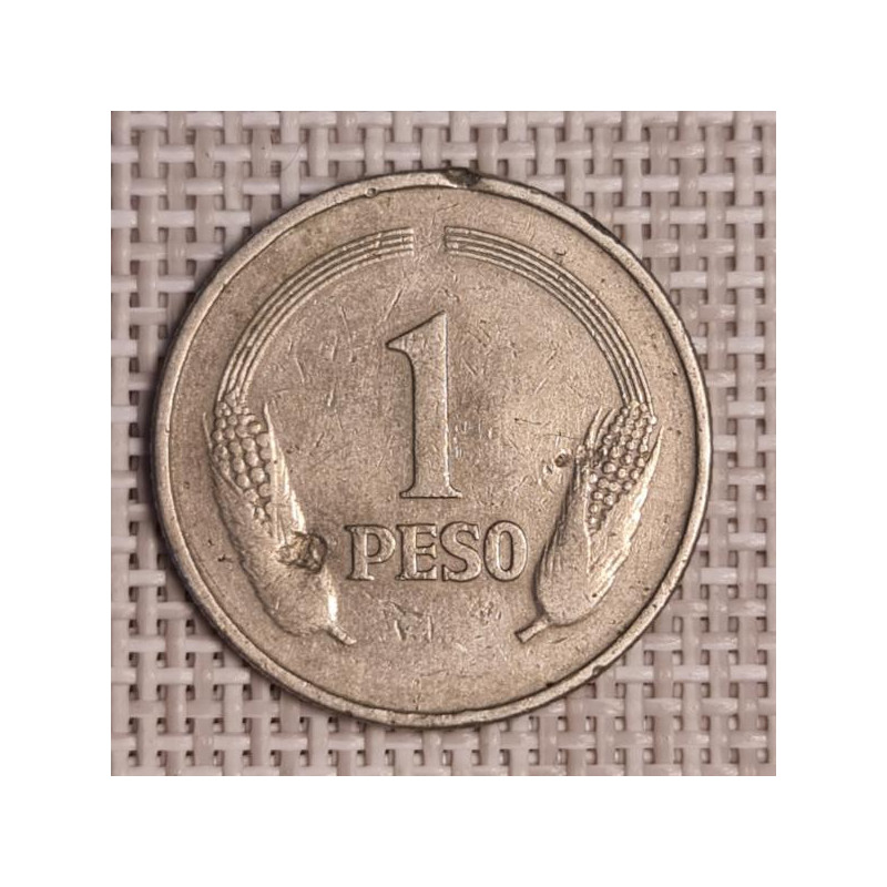 Colombia 1 Peso 1978 KM-258 F
