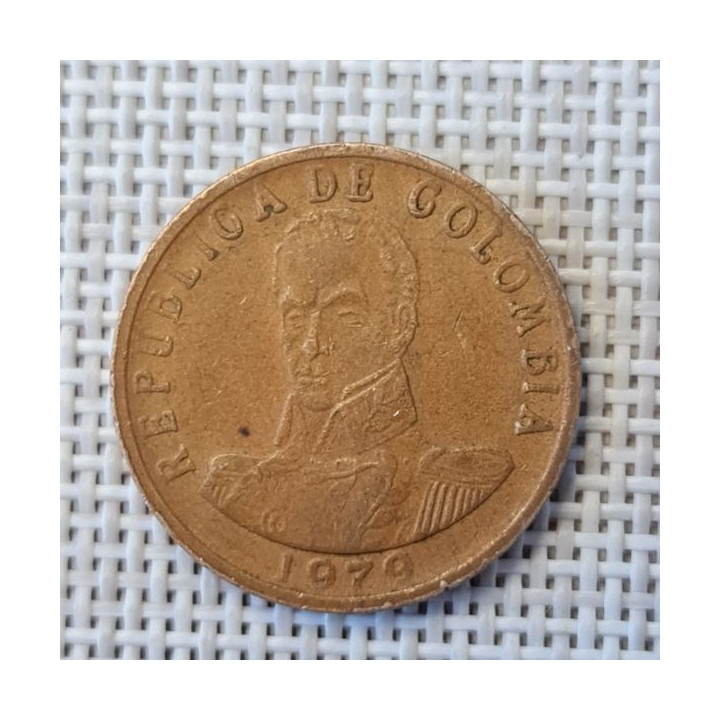 Colombia 2 Pesos 1979 KM-263 VF