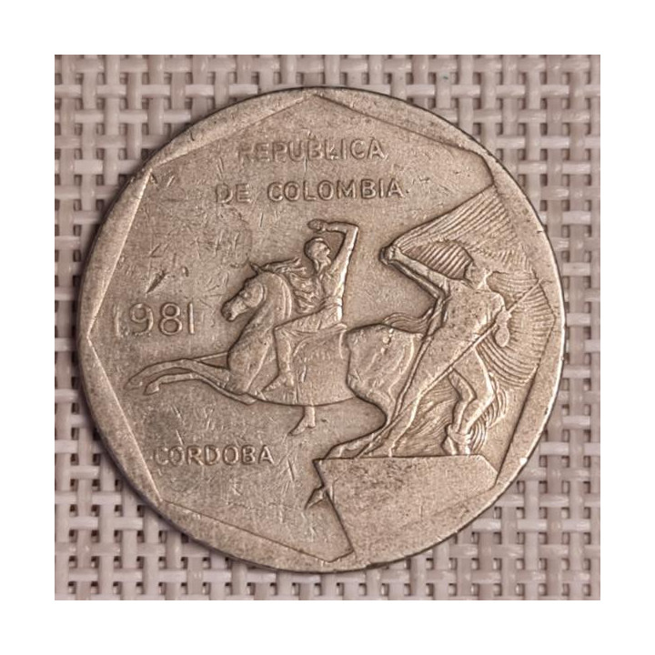 Colombia 10 Pesos 1981 KM-270 F